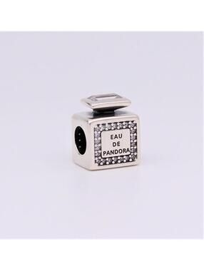 New PANDORA Signature Scent Perfume Bottle Silver Charm